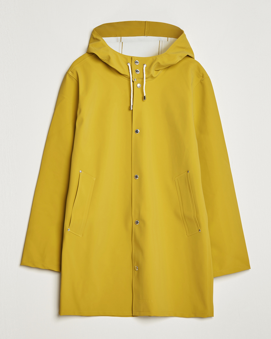 Hombres | Abrigos y chaquetas | Stutterheim | Stockholm Raincoat Suede Gold