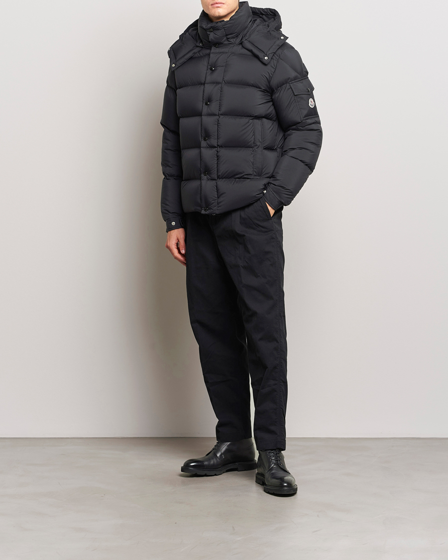 Hombres | Abrigos y chaquetas | Moncler | Vezere Hooded Down Jacket Black