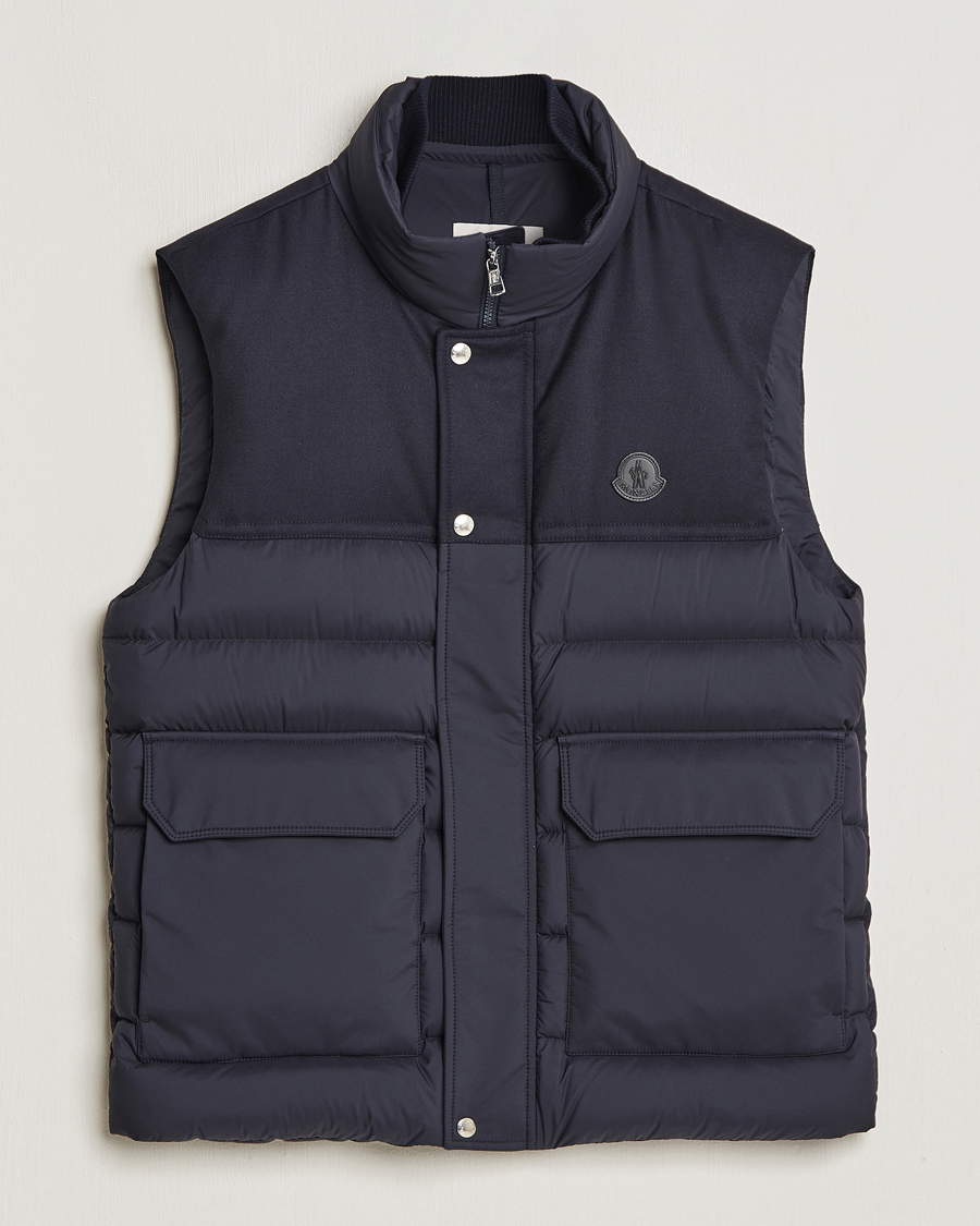 Hombres | Abrigos y chaquetas | Moncler | Rance Down Vest Navy