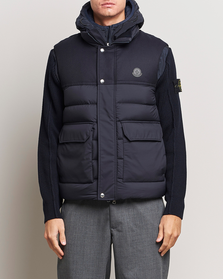 Hombres | Abrigos y chaquetas | Moncler | Rance Down Vest Navy