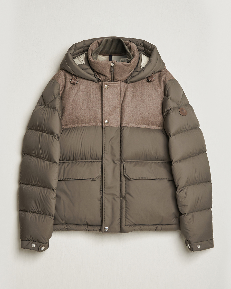 Hombres | Abrigos y chaquetas | Moncler | Mussala Short Down Parka Taupe