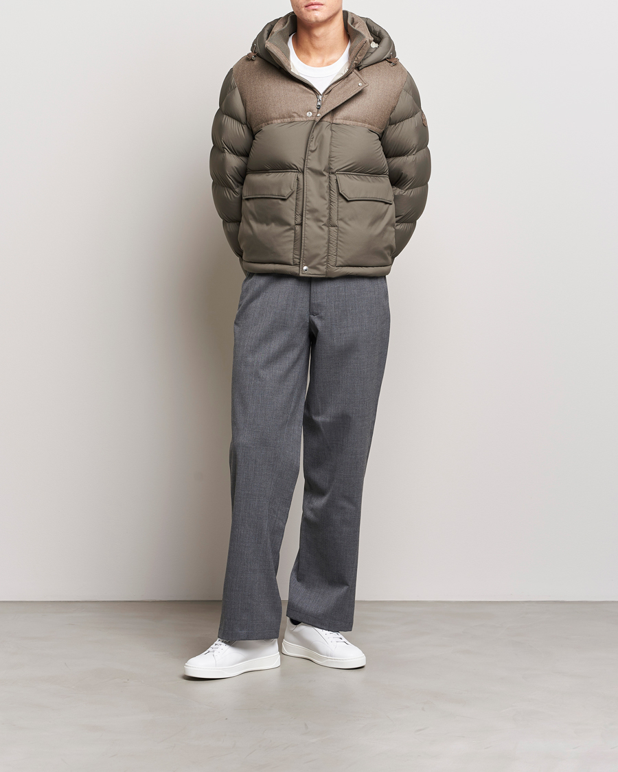 Hombres | Abrigos y chaquetas | Moncler | Mussala Short Down Parka Taupe