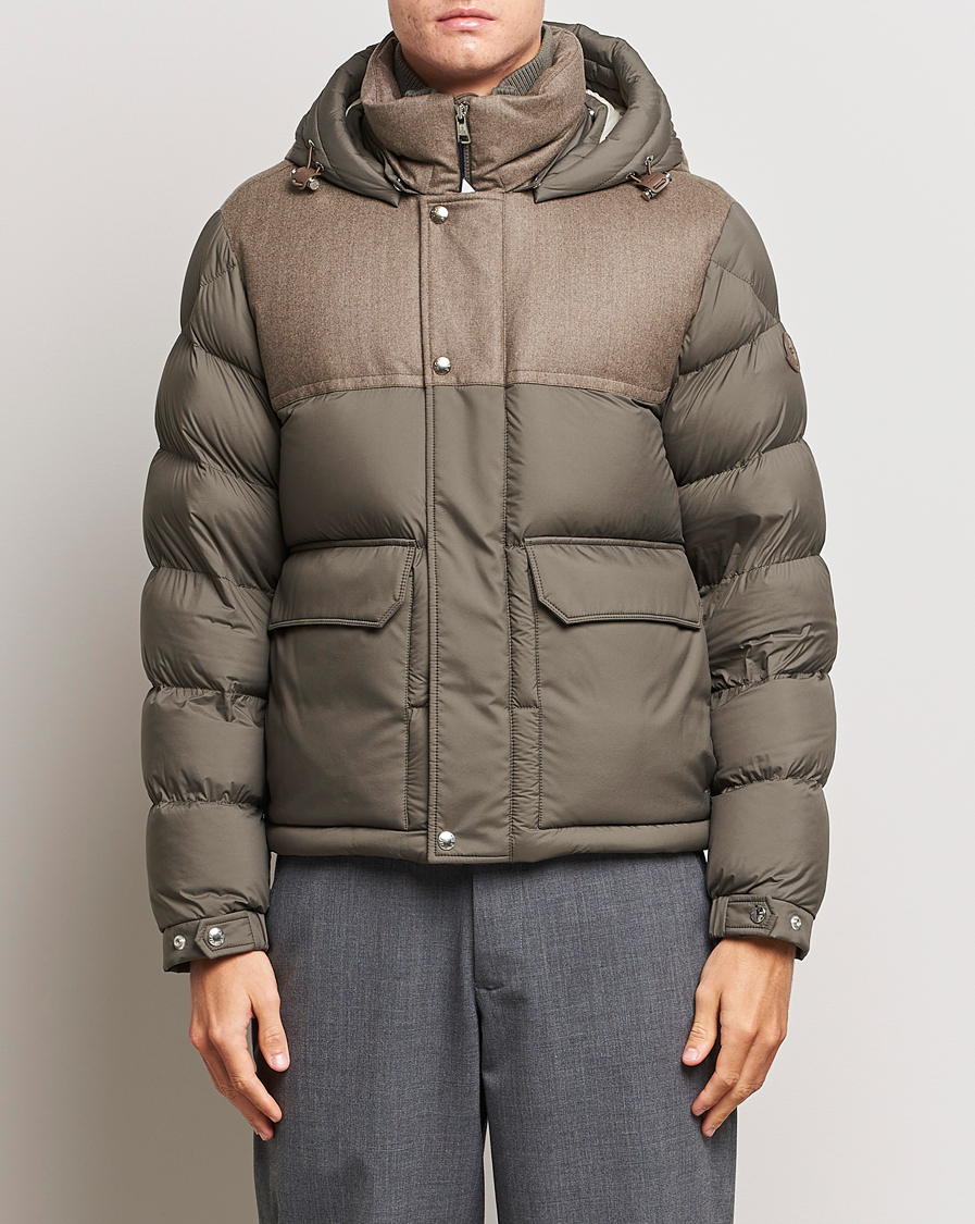 Hombres | Abrigos y chaquetas | Moncler | Mussala Short Down Parka Taupe
