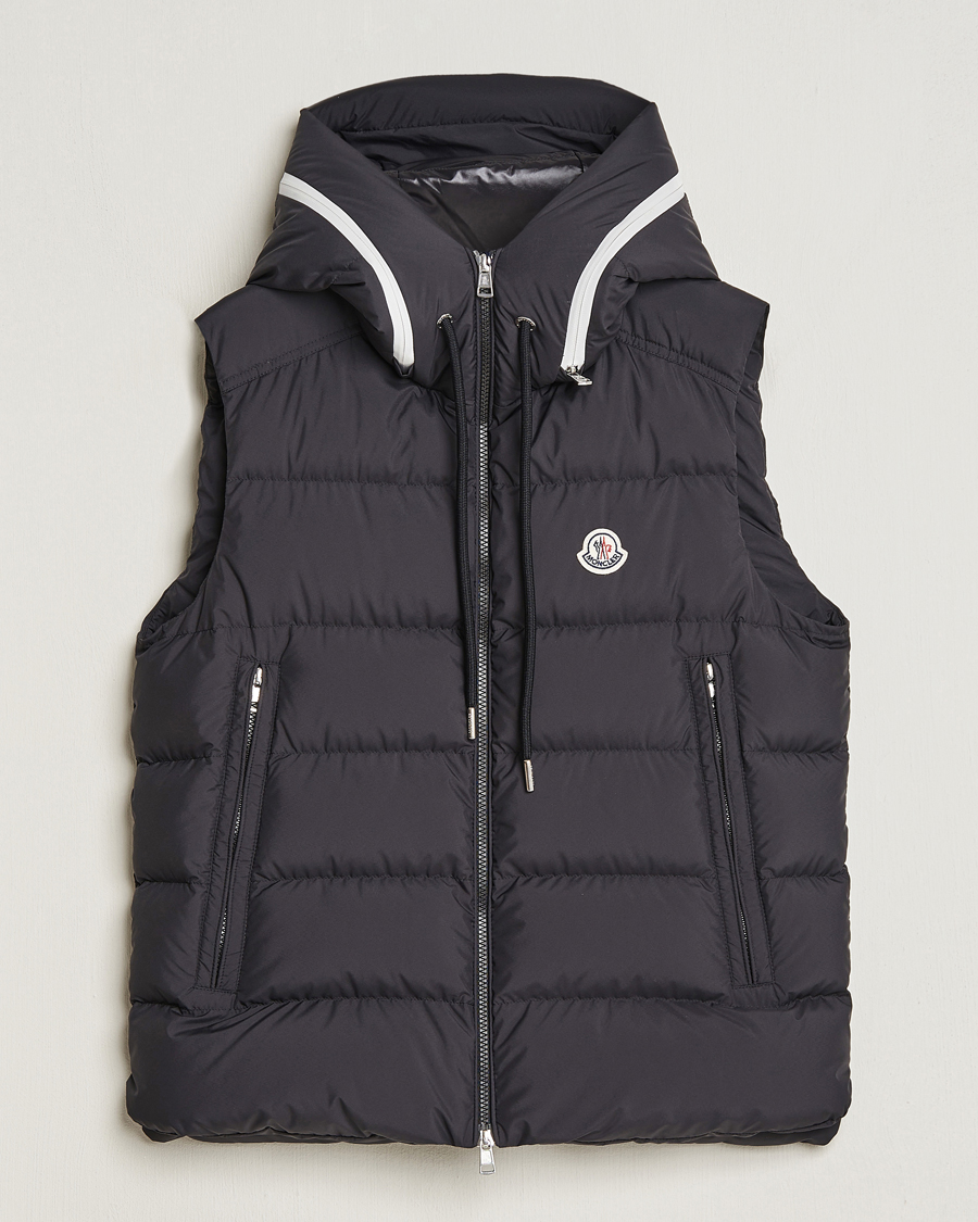 Hombres | Abrigos y chaquetas | Moncler | Cardamine Hooded Down Vest Black