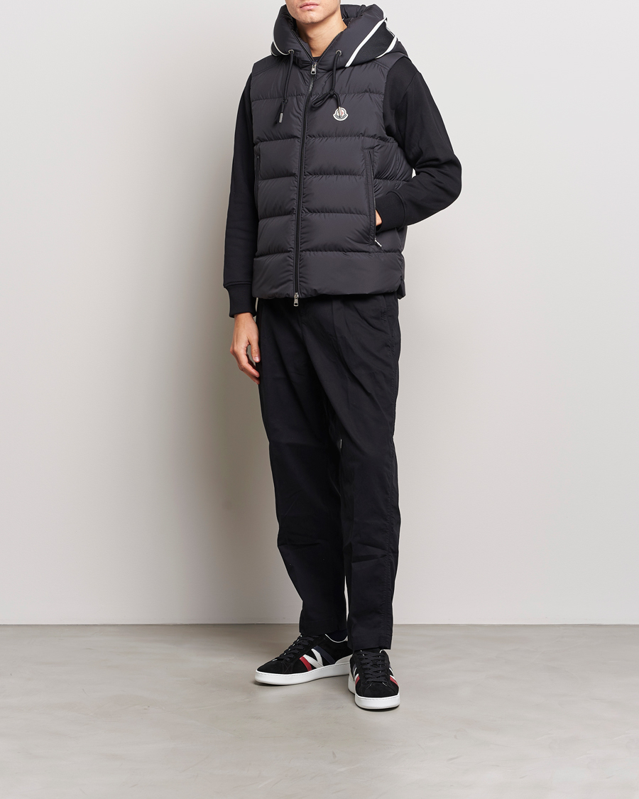 Hombres | Abrigos y chaquetas | Moncler | Cardamine Hooded Down Vest Black
