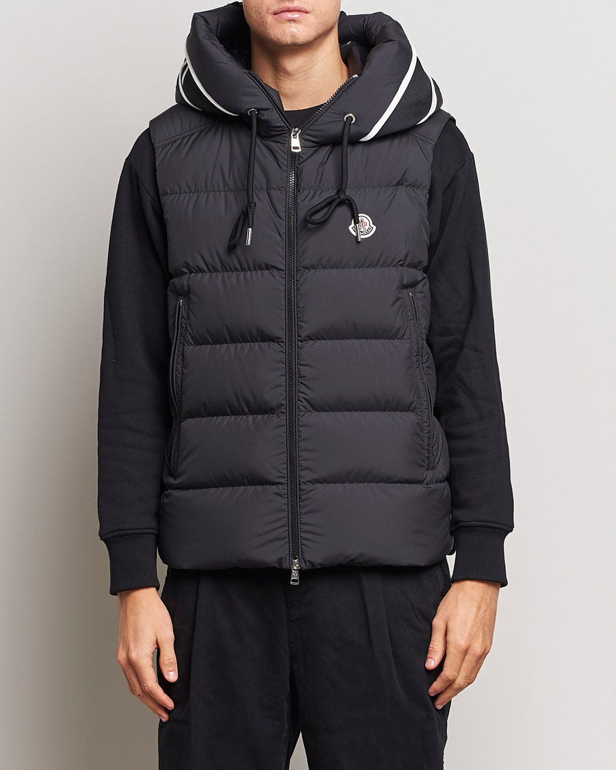 Hombres | Abrigos y chaquetas | Moncler | Cardamine Hooded Down Vest Black