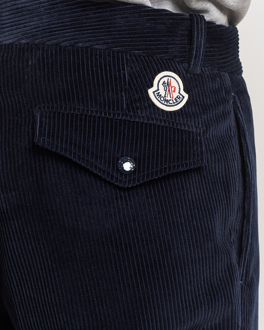 Hombres | Pantalones | Moncler | Corduroy Pants Navy