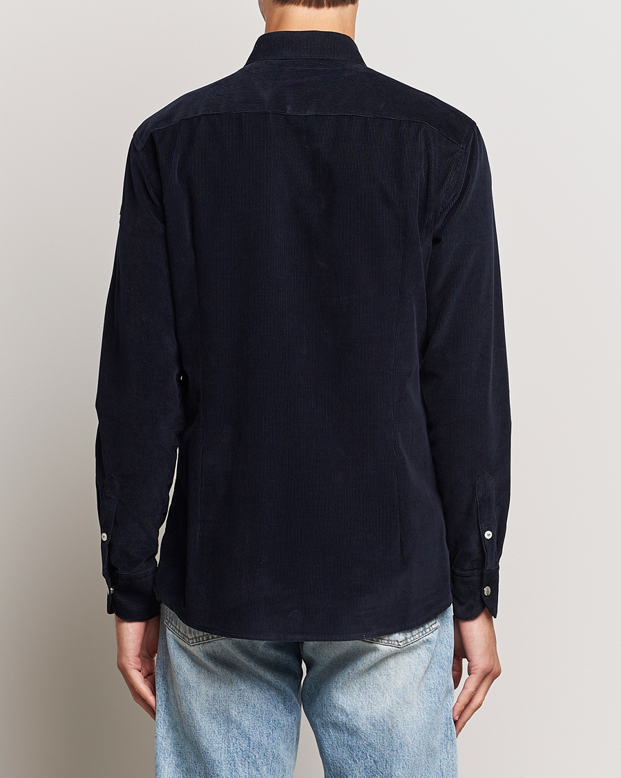 Hombres | Camisas | Moncler | Corduroy Casual Shirt Navy