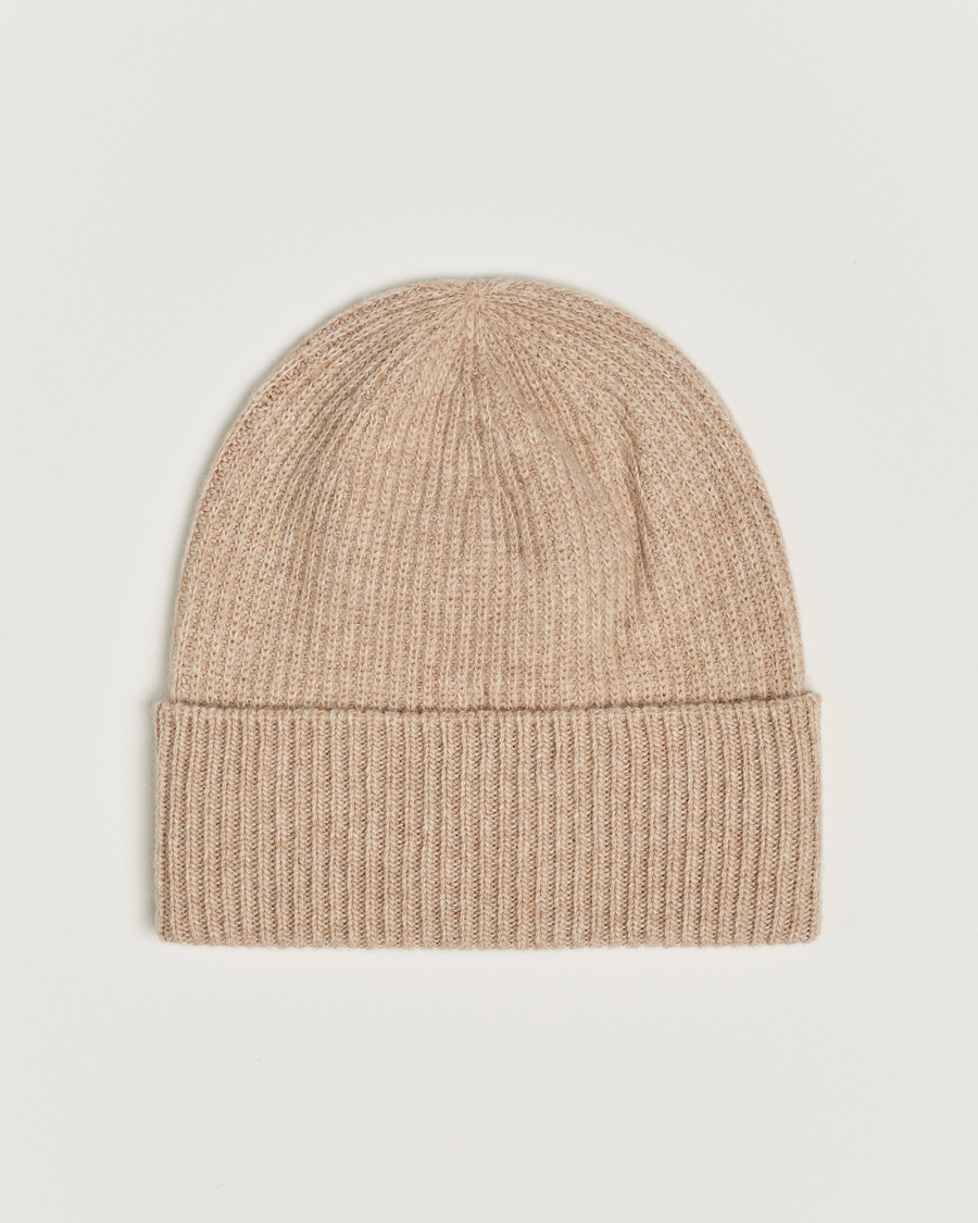 Hombres | Moncler Cashmere Beanie Beige | Moncler | Cashmere Beanie Beige