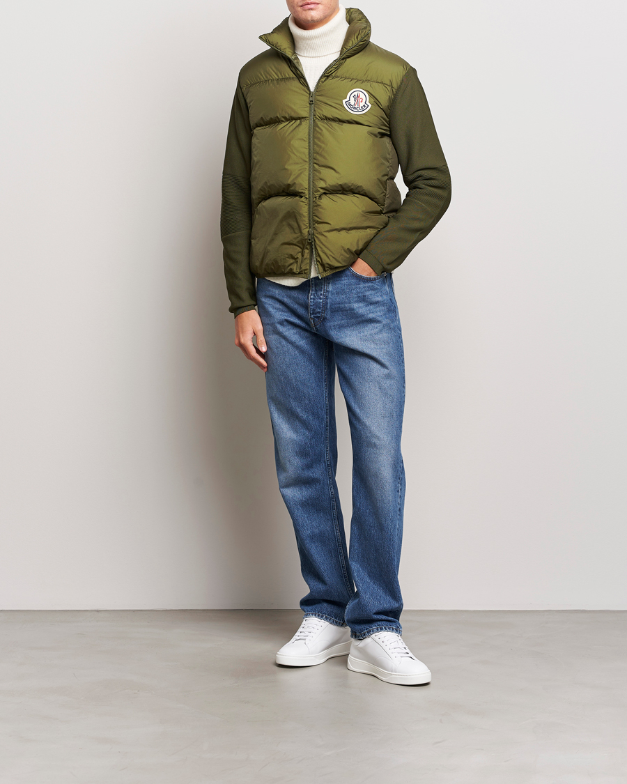 Hombres | Jerséis y prendas de punto | Moncler | Hybrid Cardigan Military Green
