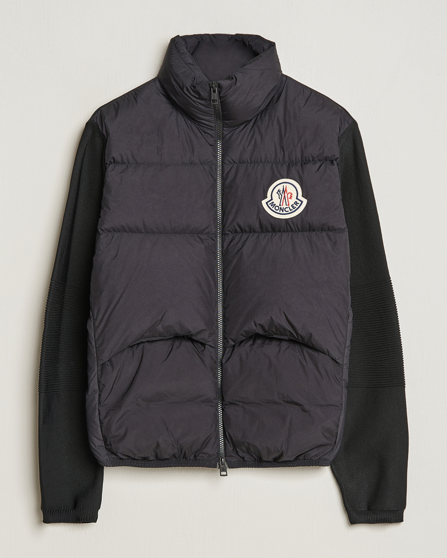 Hombres | Jerséis y prendas de punto | Moncler | Hybrid Cardigan Black