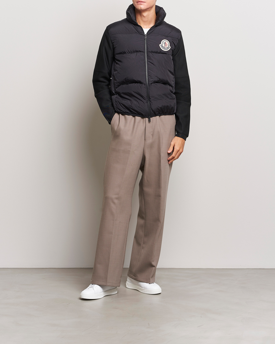 Hombres | Jerséis y prendas de punto | Moncler | Hybrid Cardigan Black