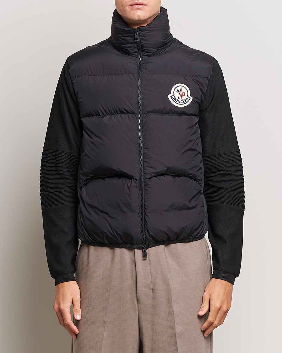 Hombres | Jerséis y prendas de punto | Moncler | Hybrid Cardigan Black