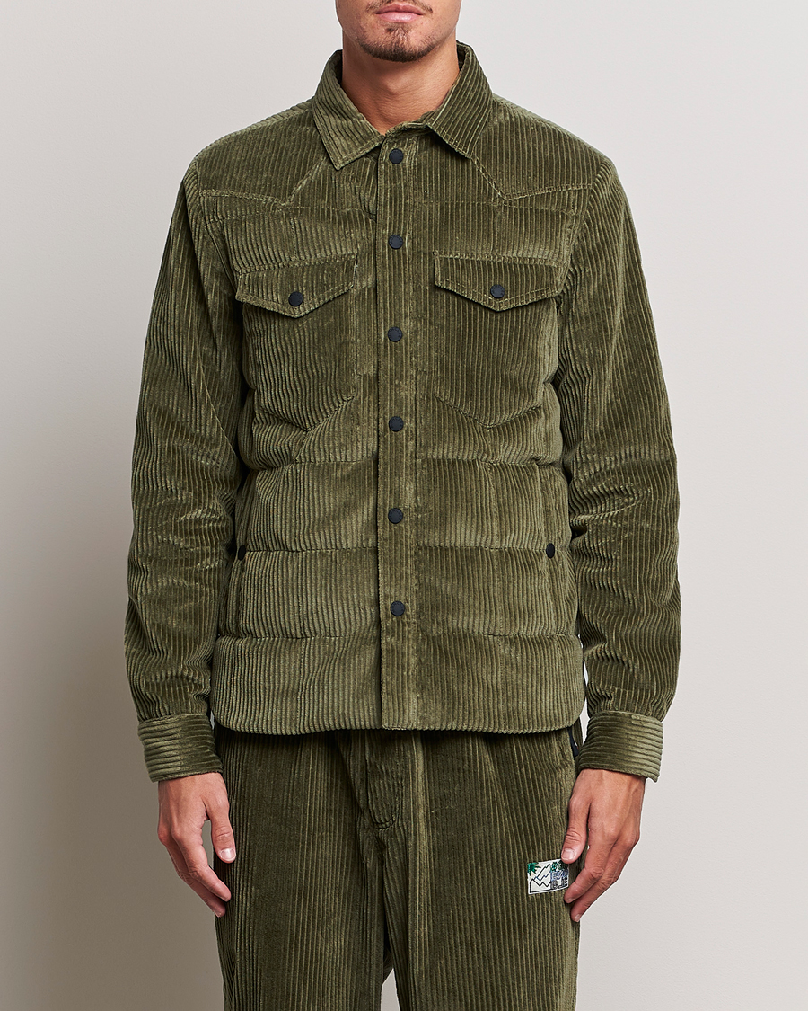 Hombres | Abrigos y chaquetas | Moncler Grenoble | Gelt Corduroy Shirt Jacket Olive
