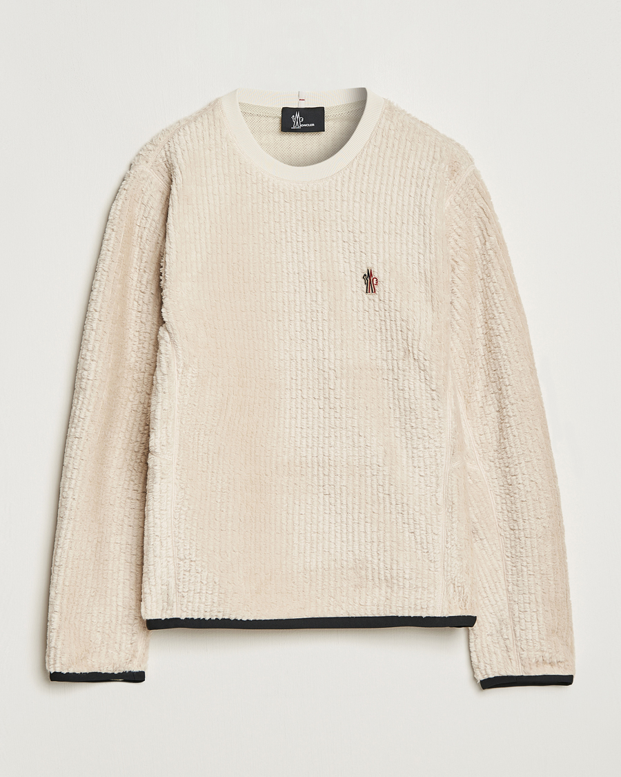 Hombres | Jerséis y prendas de punto | Moncler Grenoble | Fluffy Sweatshirt White