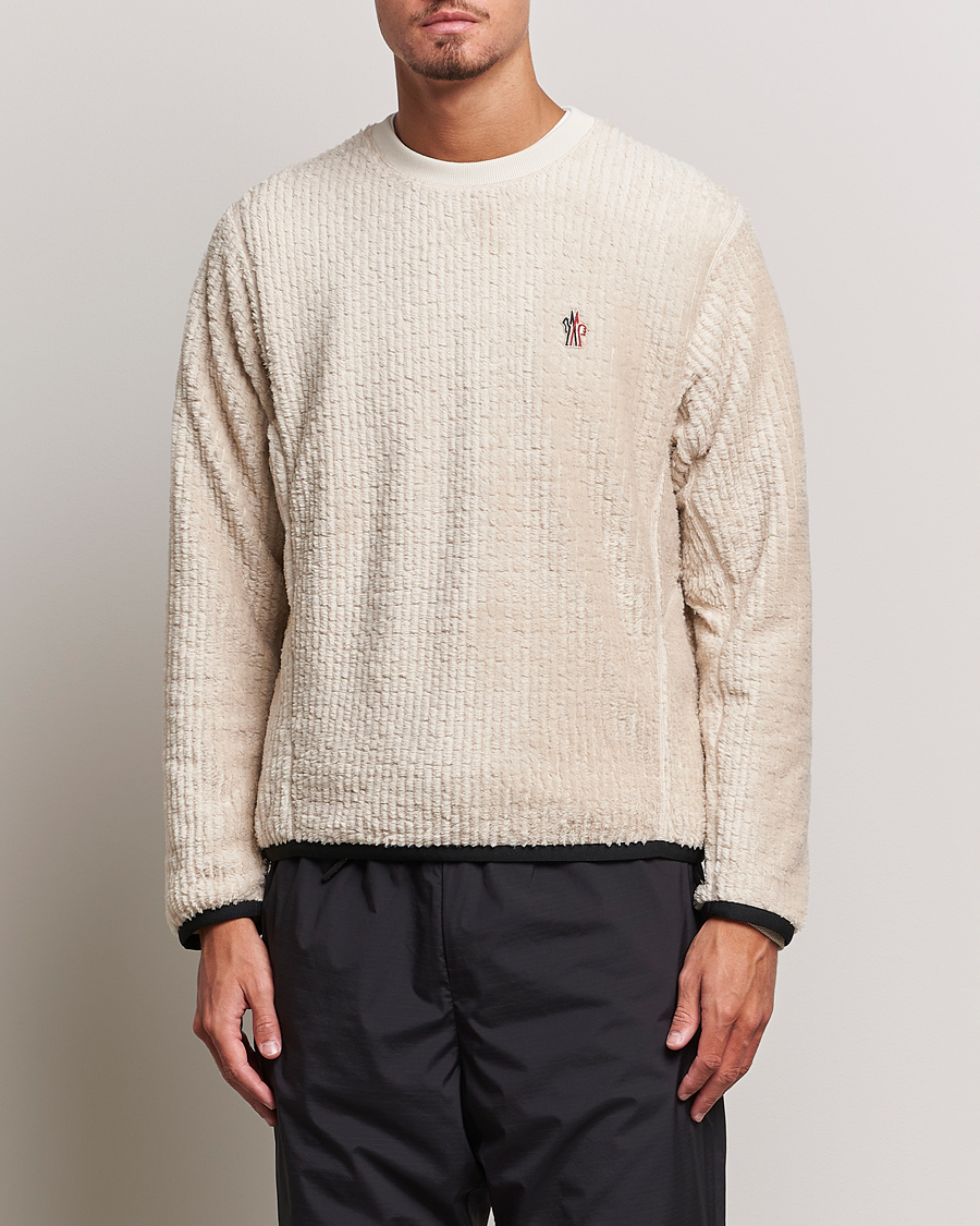 Hombres | Jerséis y prendas de punto | Moncler Grenoble | Fluffy Sweatshirt White
