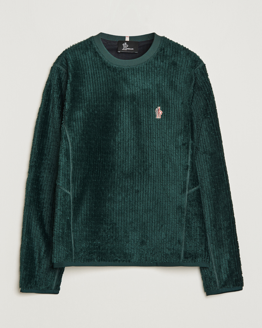 Hombres | Jerséis y prendas de punto | Moncler Grenoble | Fluffy Sweatshirt Green