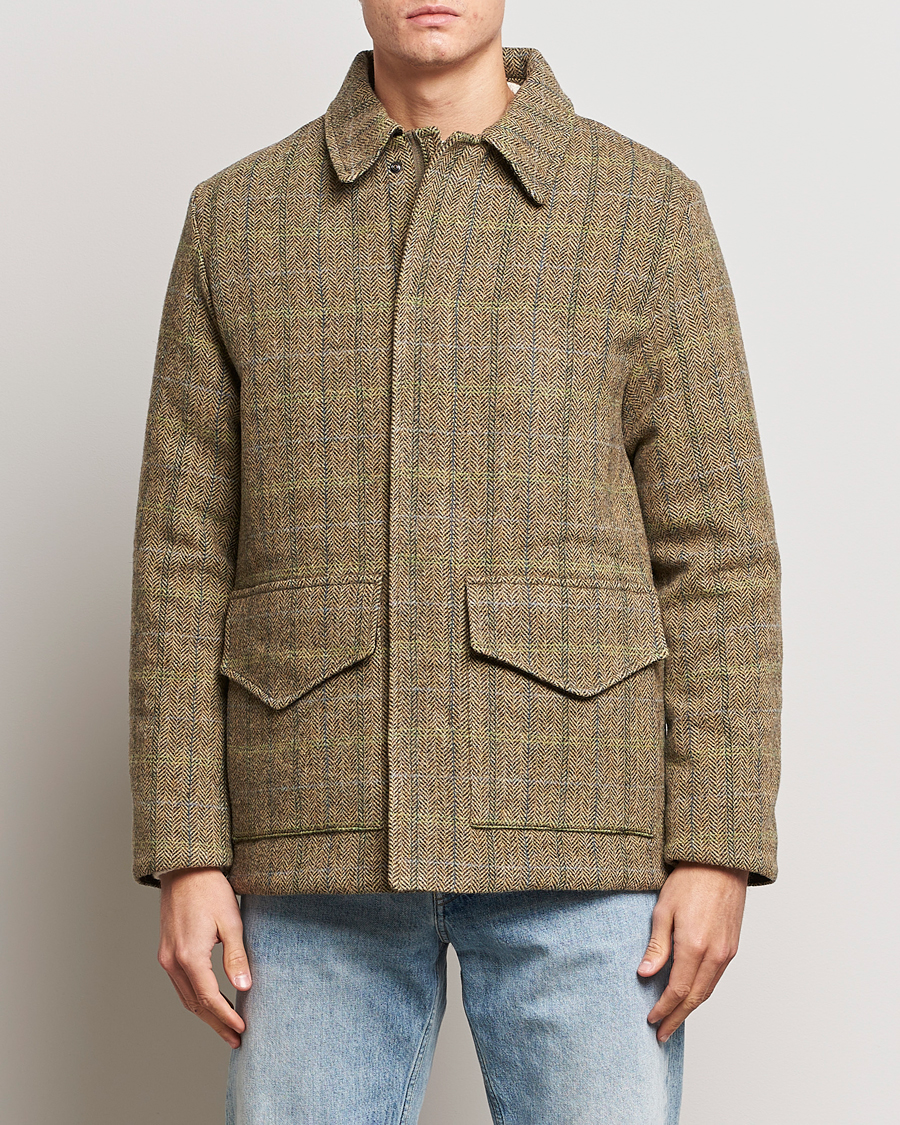 Hombres | Abrigos y chaquetas | Aspesi | Tweed Hunting Jacket Green Check