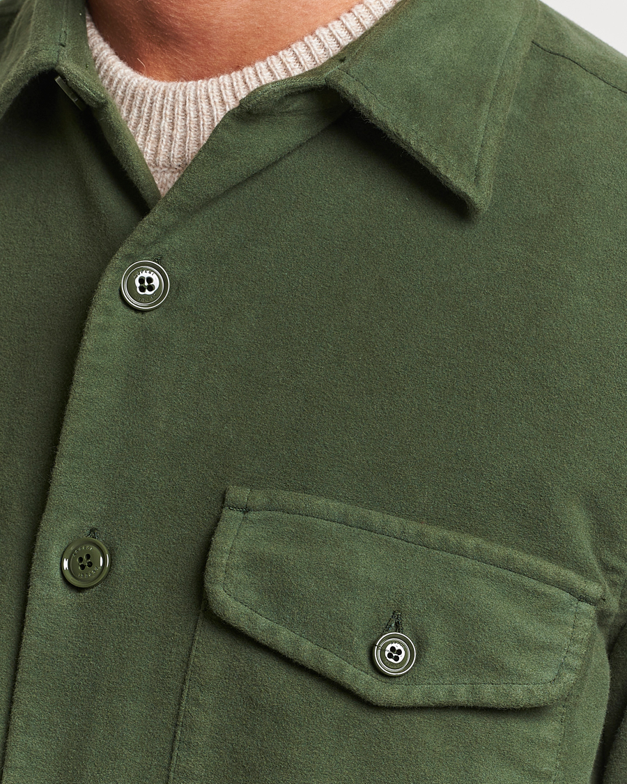 Hombres | Abrigos y chaquetas | Aspesi | Moleskine Shirt Jacket Dark Military
