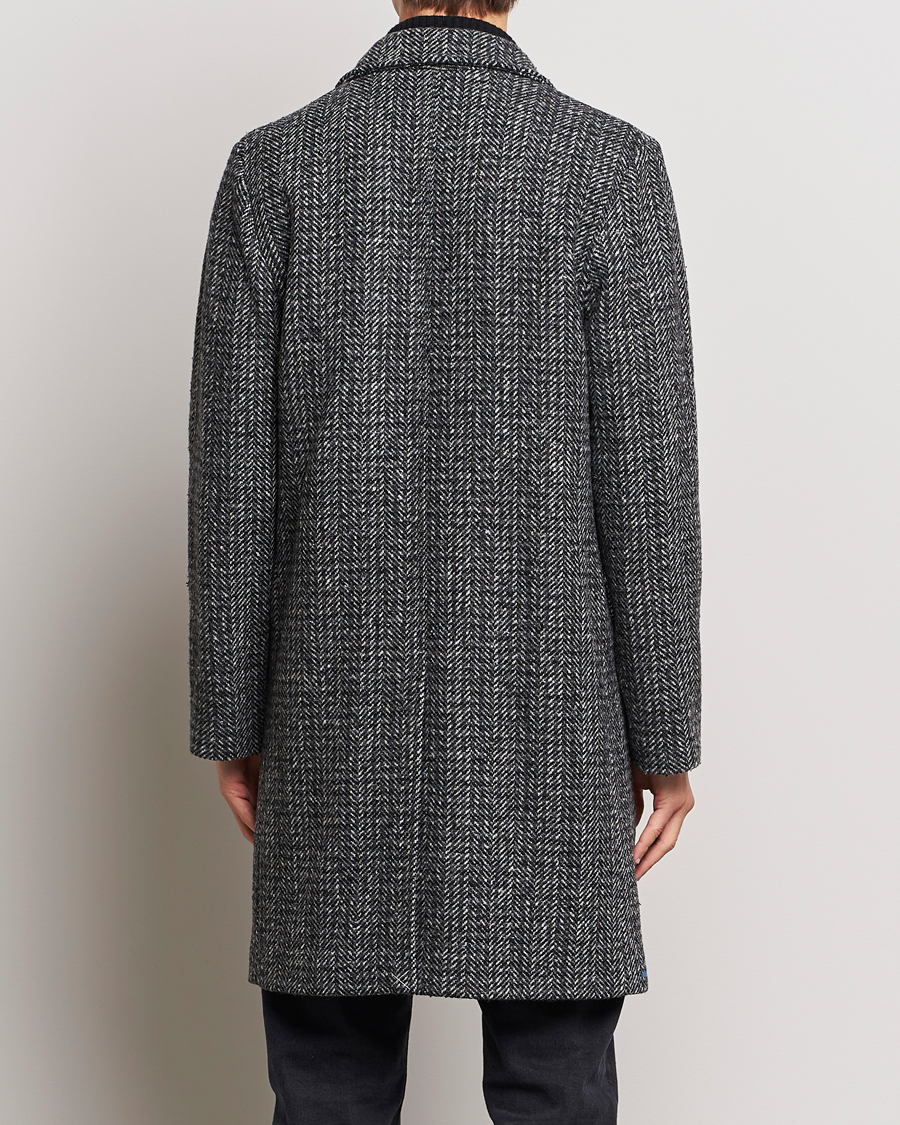 Hombres | Abrigos y chaquetas | Aspesi | Herringbone Wool Coat Grey