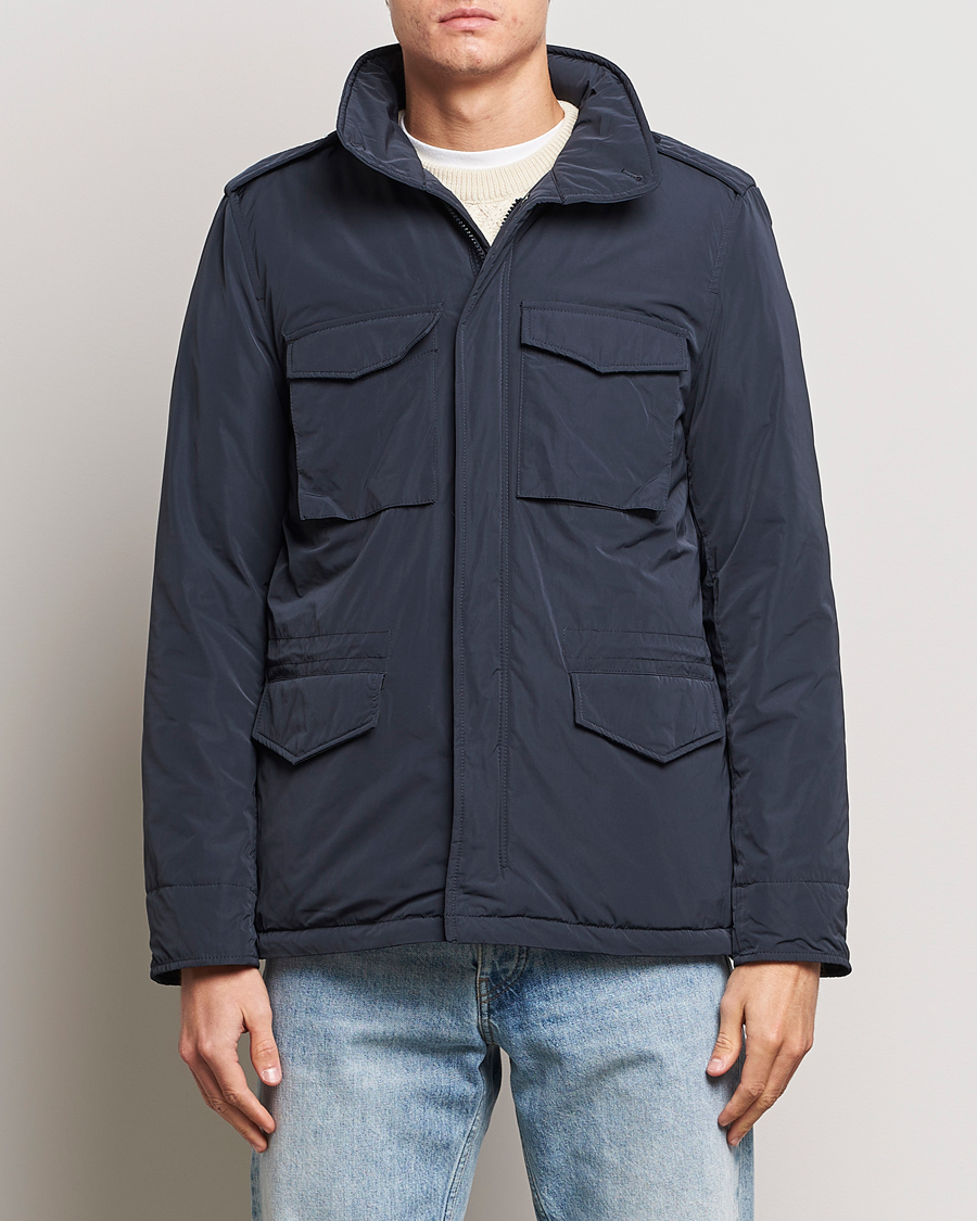 Hombres | Abrigos y chaquetas | Aspesi | Minifield Nylon Field Jacket Navy