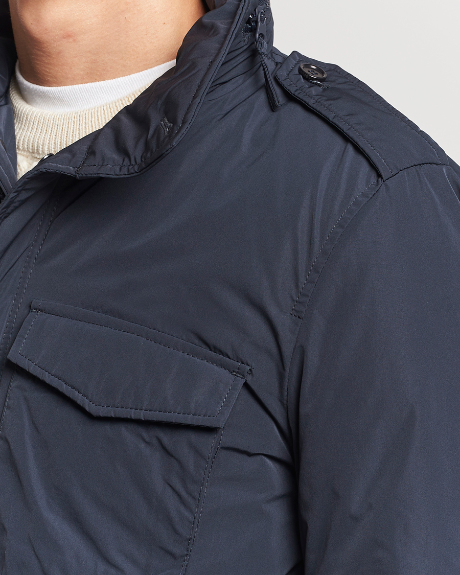 Hombres | Abrigos y chaquetas | Aspesi | Minifield Nylon Field Jacket Navy