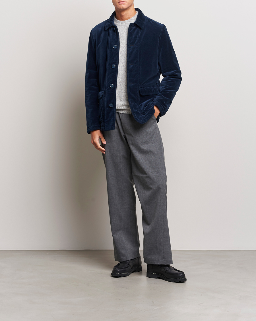 Hombres | Abrigos y chaquetas | Aspesi | Tadao Corduroy Jacket Navy