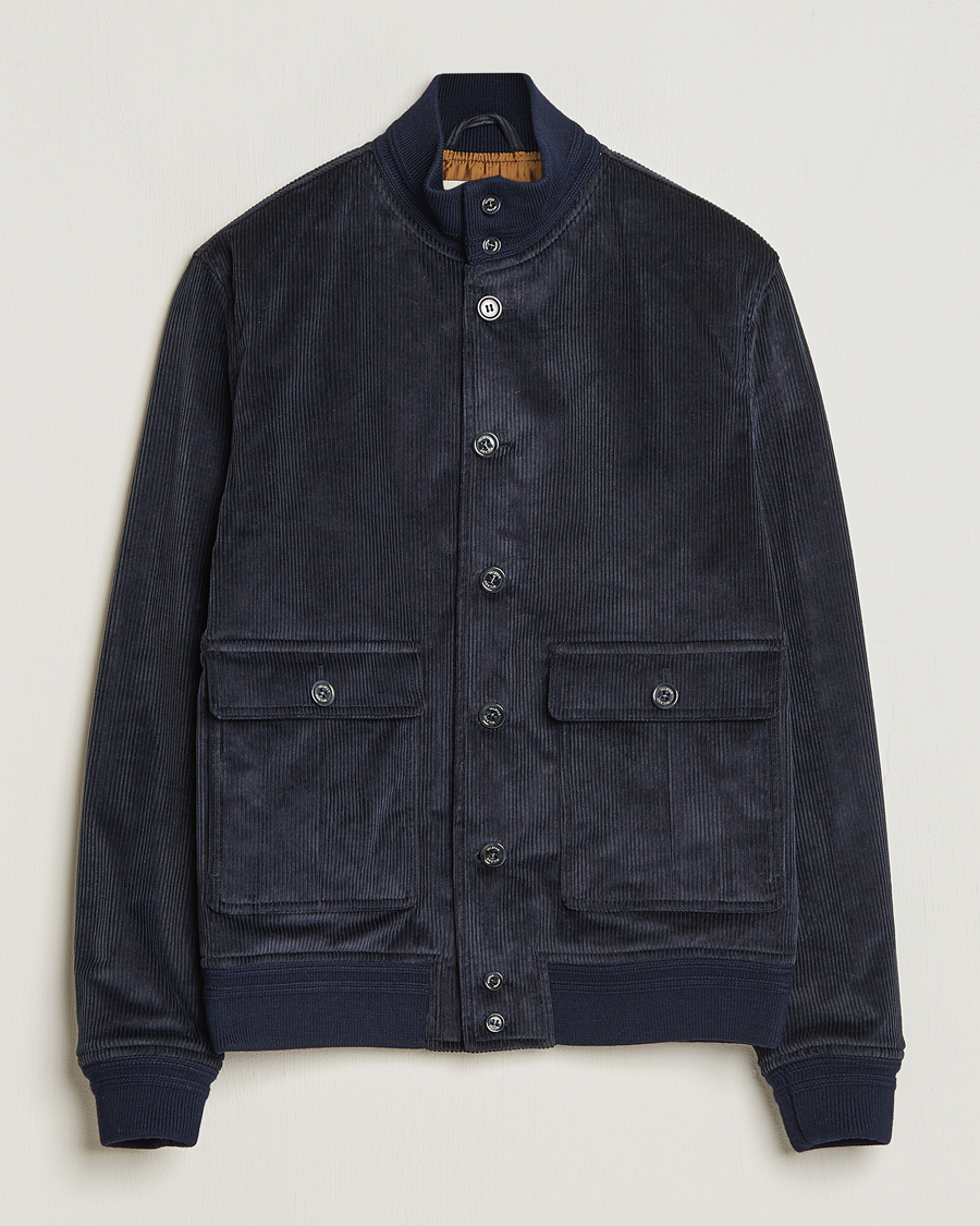 Hombres | Abrigos y chaquetas | Valstar | Corduroy Padded Valstarino Navy