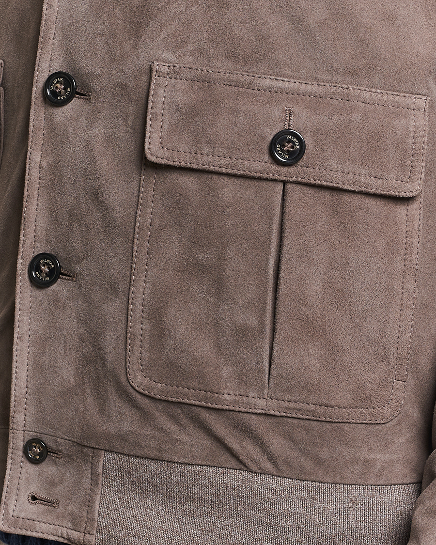 Hombres | Abrigos y chaquetas | Valstar | Valstarino Suede Jacket Stone