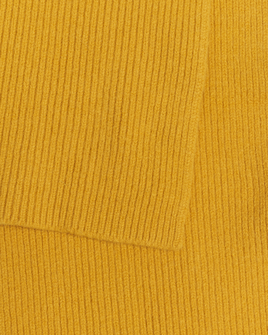 Hombres | Le Bonnet Lambswool/Caregora Scarf Mustard | Le Bonnet | Lambswool/Caregora Scarf Mustard