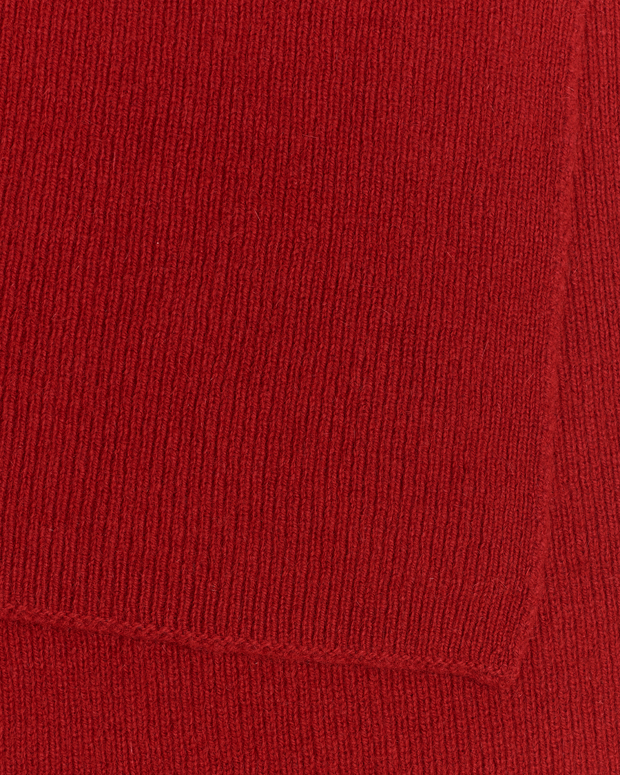 Hombres | Le Bonnet Lambswool/Caregora Scarf Framboise | Le Bonnet | Lambswool/Caregora Scarf Framboise