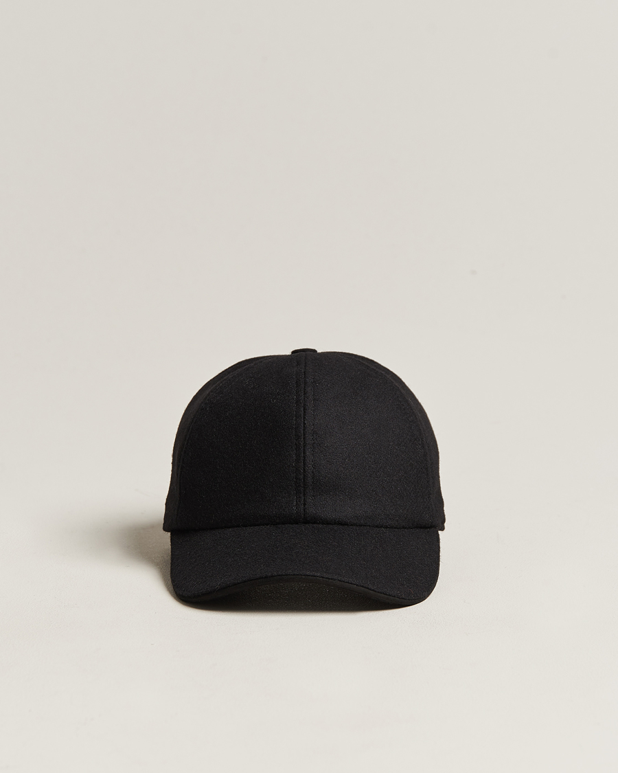 Hombres | Eton Wool Baseball Cap Black | Eton | Wool Baseball Cap Black