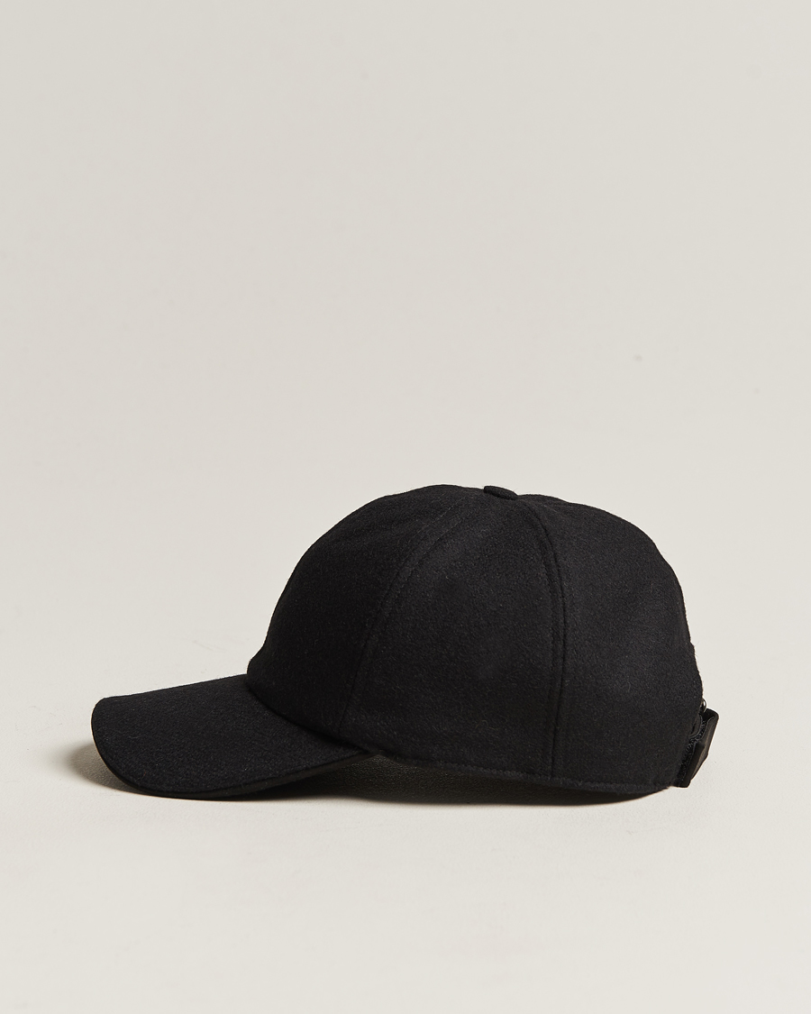 Hombres | Eton Wool Baseball Cap Black | Eton | Wool Baseball Cap Black