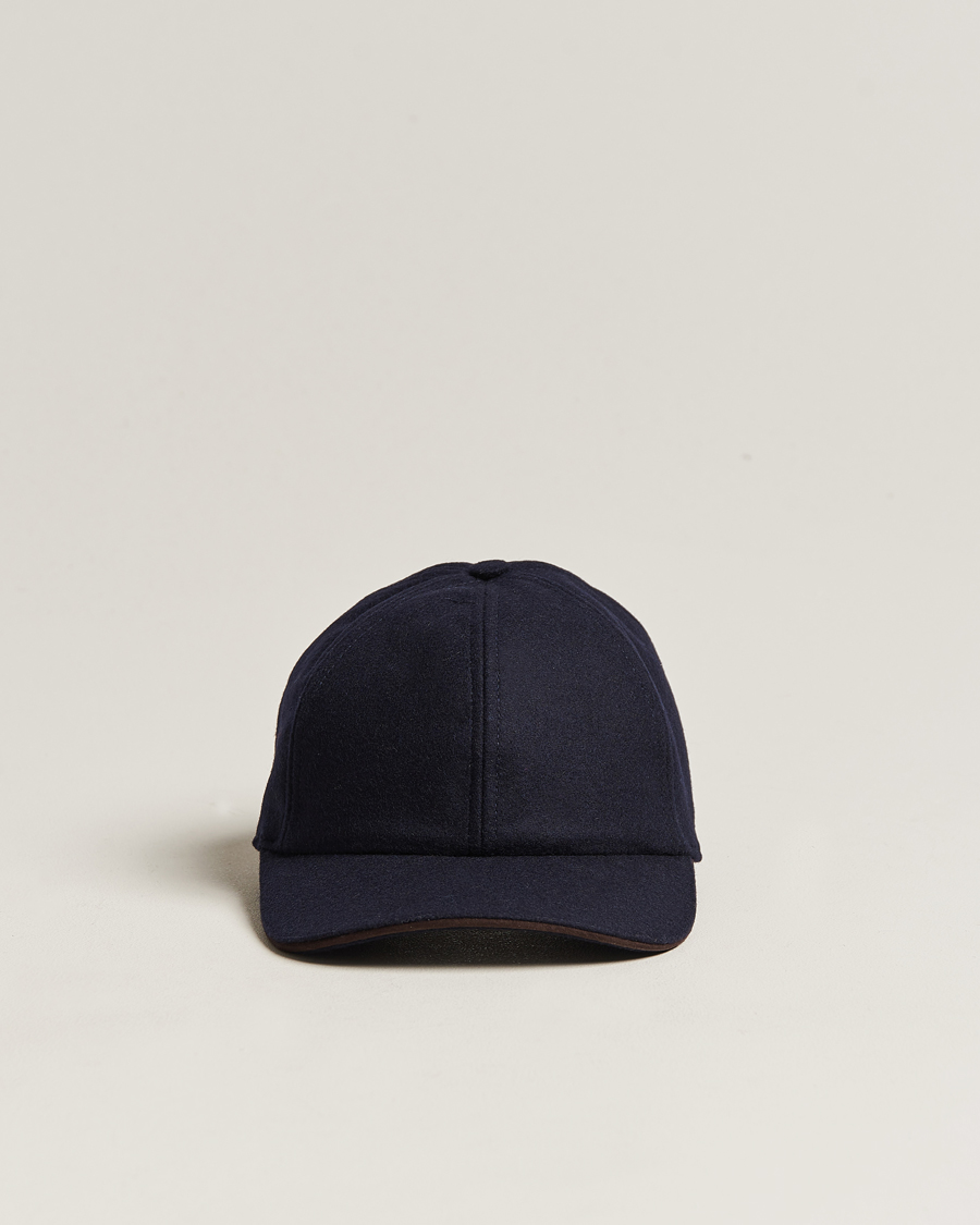 Hombres | Eton Wool Baseball Cap Navy Blue | Eton | Wool Baseball Cap Navy Blue