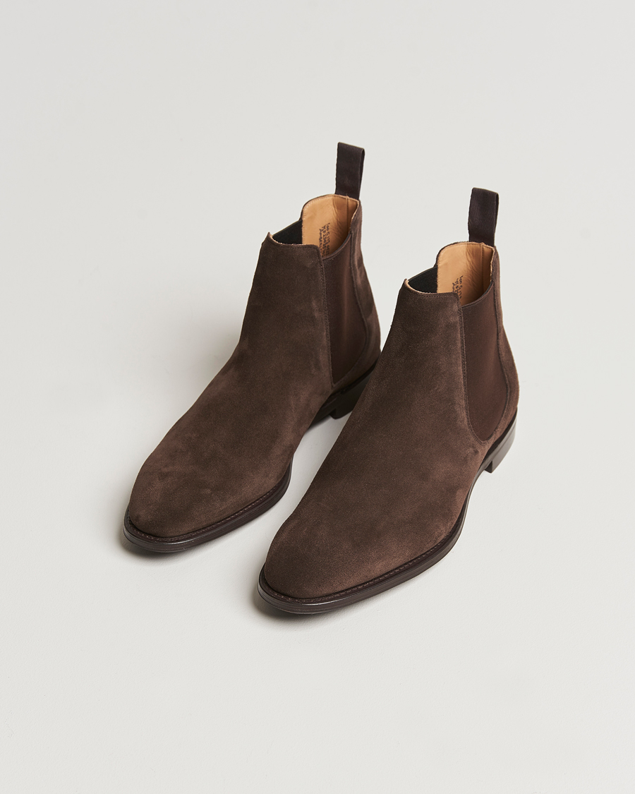 Hombres | Botas | Church's | Amberley Chelsea Boots Brown Suede