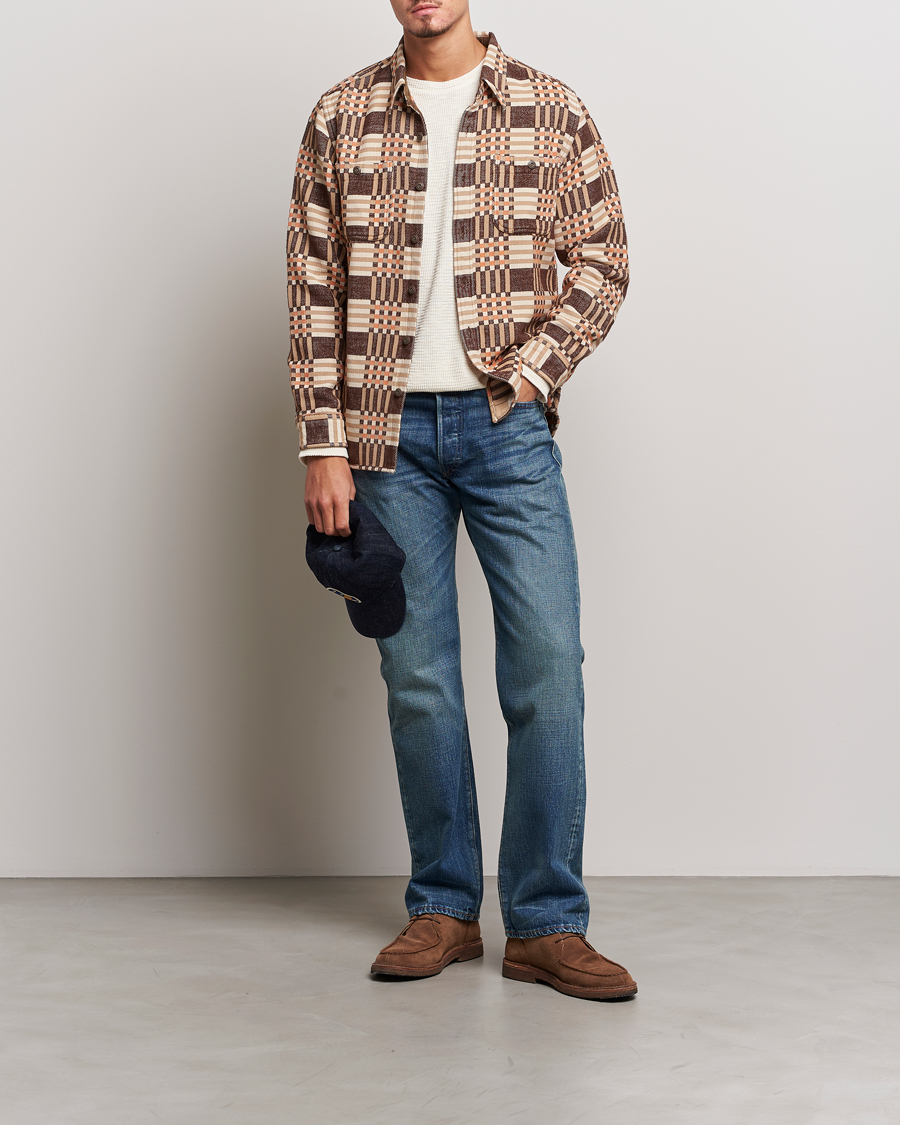 Hombres | Vaqueros | RRL | Straight Fit 5-Pocket Denim Once Washed