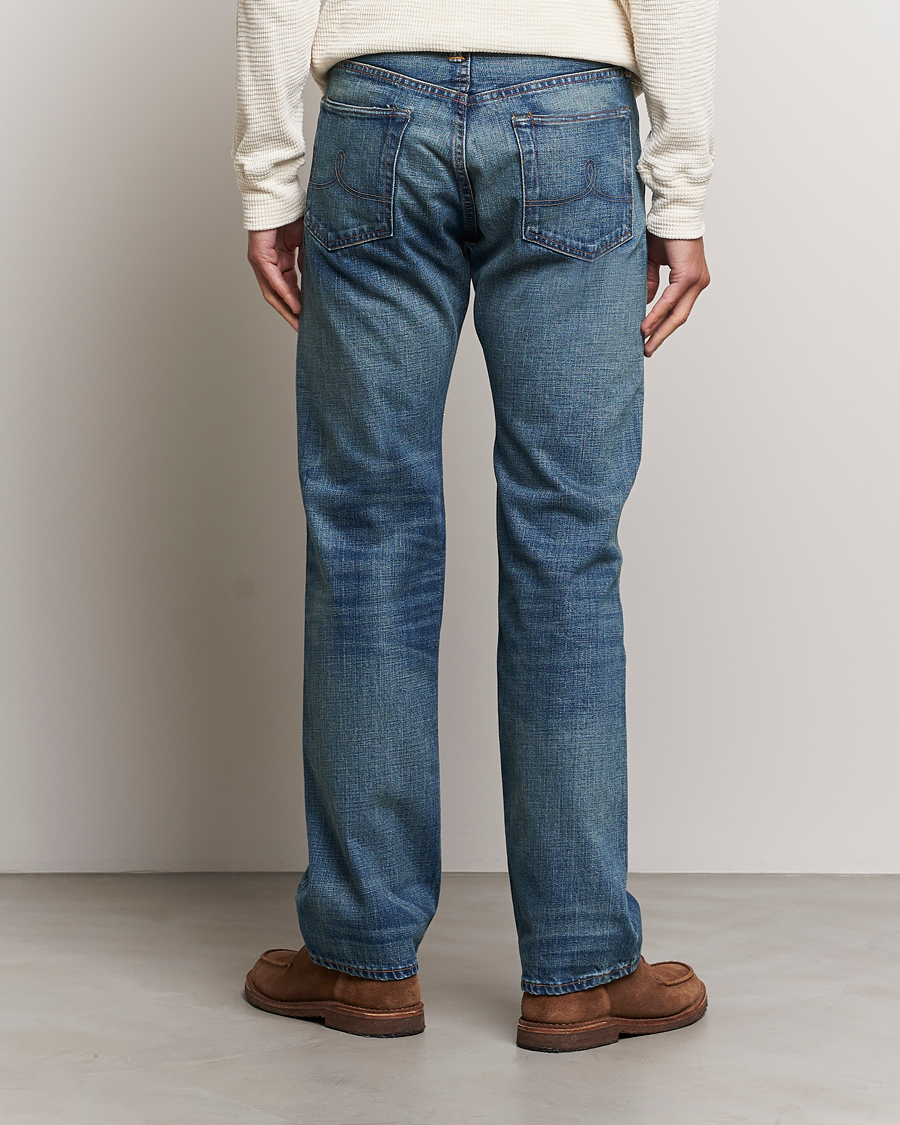 Hombres | Vaqueros | RRL | Straight Fit 5-Pocket Denim Once Washed