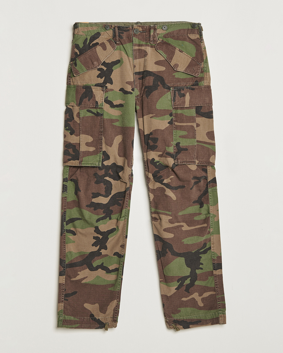 Hombres | Pantalones | RRL | Regiment Cargo Pants Woodland Camo