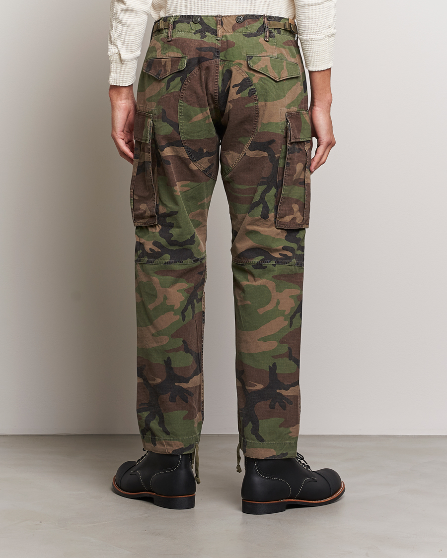 Hombres | Pantalones | RRL | Regiment Cargo Pants Woodland Camo