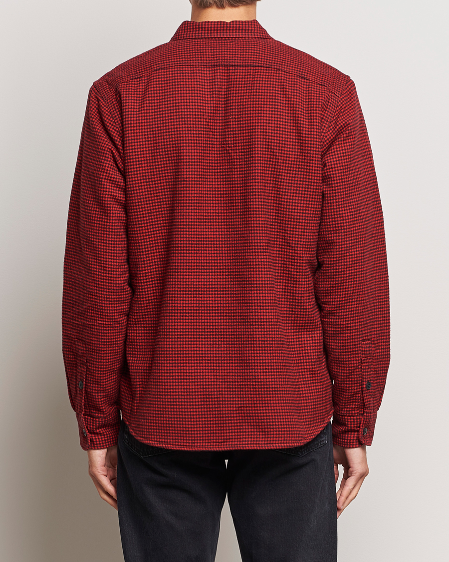 Hombres | Abrigos y chaquetas | RRL | Vermont Shearling Lined Shirt Jacket Red/Black