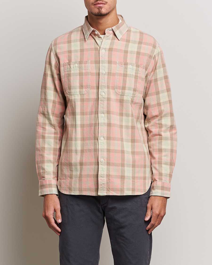 Hombres | Camisas | RRL | Farrell Double Pocket Shirt Pink Multi