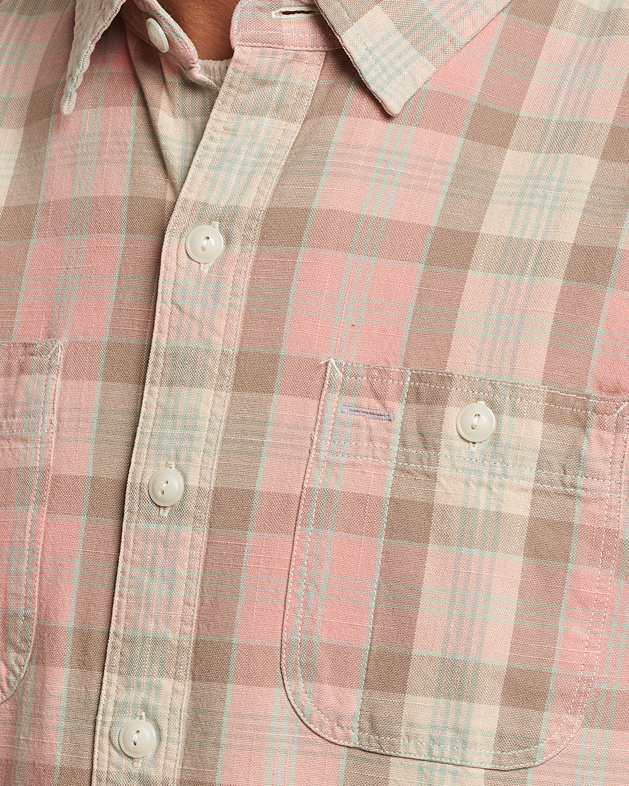 Hombres | Camisas | RRL | Farrell Double Pocket Shirt Pink Multi
