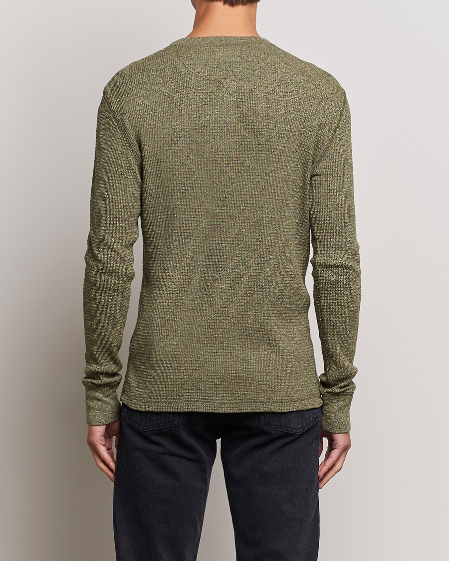Hombres | Jerséis y prendas de punto | RRL | Long Sleeve Henley Olive
