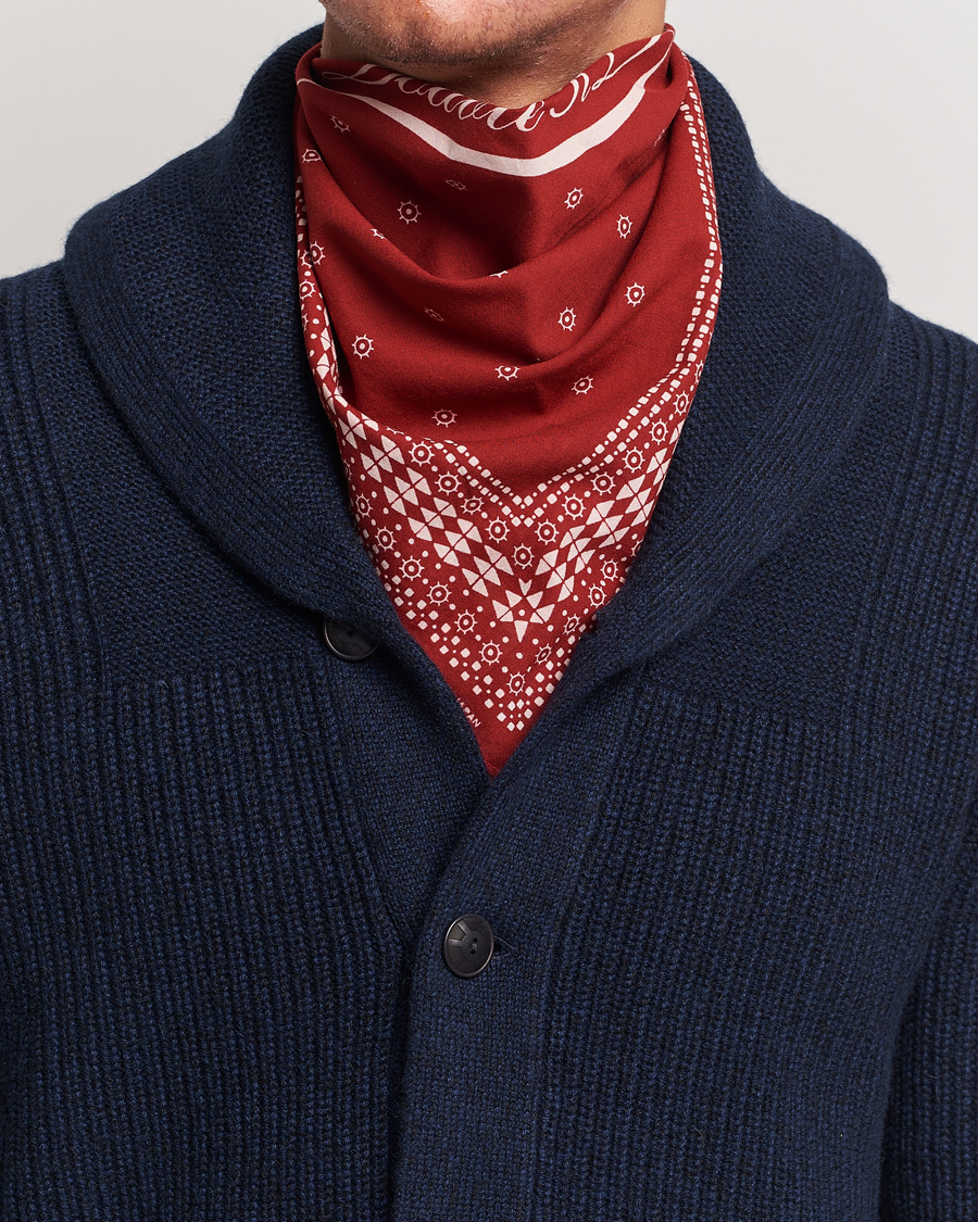Hombres | RRL Benson Printed Bandana Turkey Red | RRL | Benson Printed Bandana Turkey Red