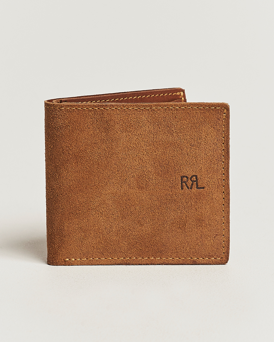 Hombres | RRL Ranch Leather Billfold Brown | RRL | Ranch Leather Billfold Brown