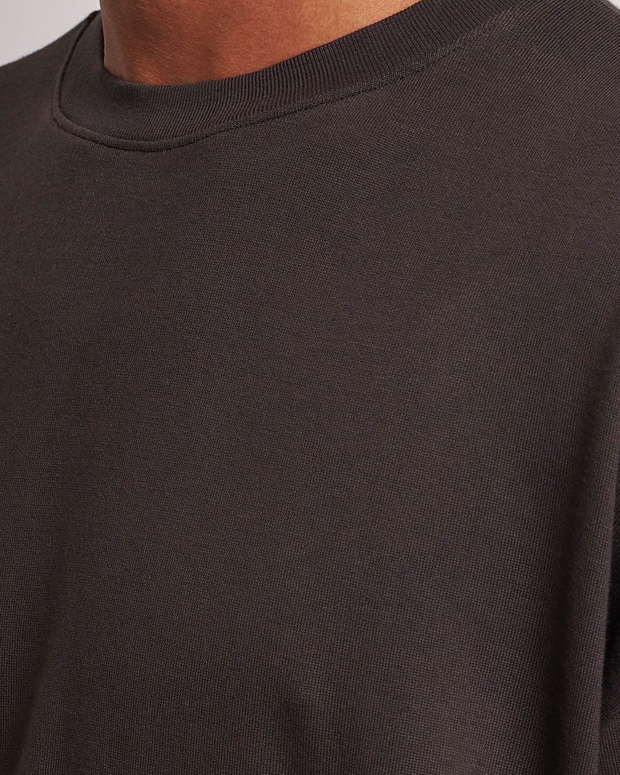 Hombres | Jerséis y prendas de punto | Auralee | High Gauge Sweatshirt Dark Brown