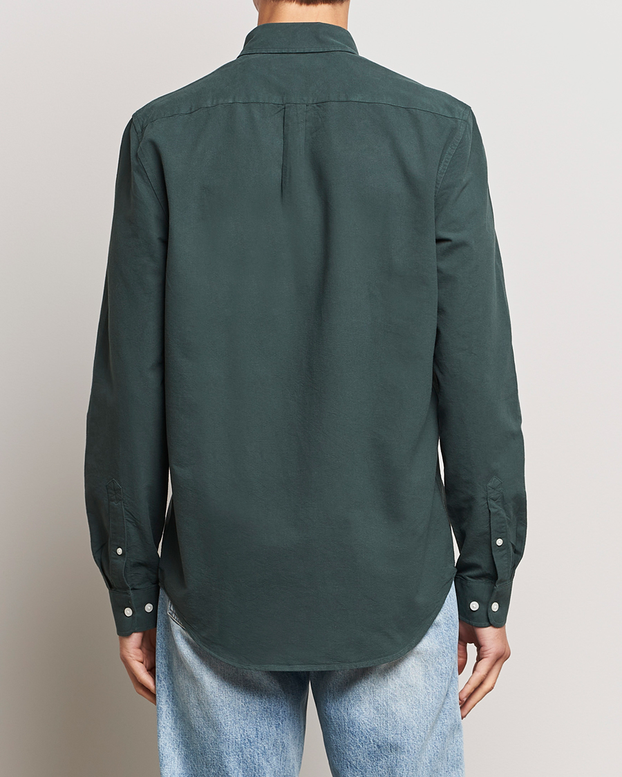 Hombres | Camisas | Samsøe Samsøe | Liam Button Down Shirt Darkest Spruce