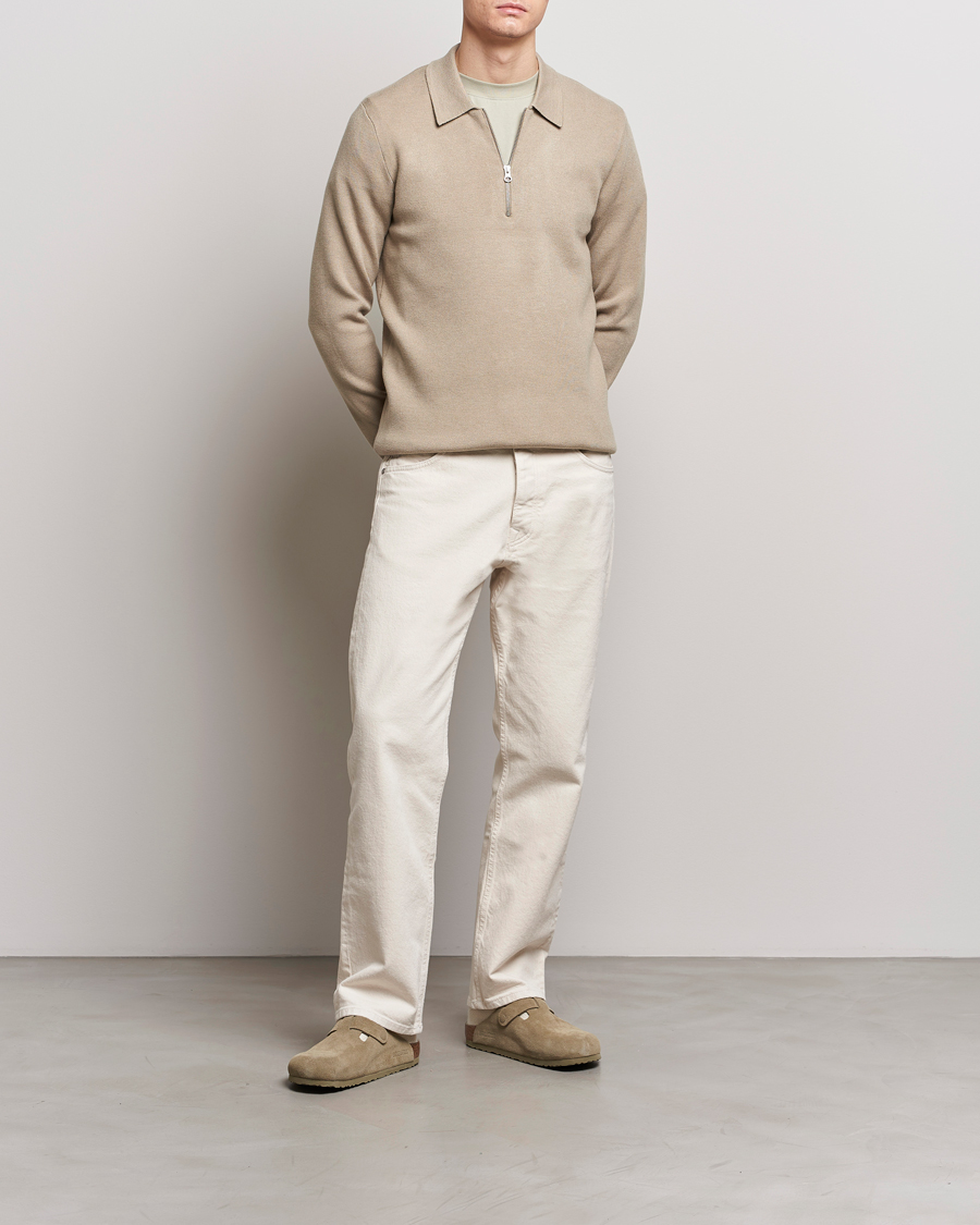 Hombres | Jerséis y prendas de punto | Samsøe Samsøe | Guna Half Zip Pure Cashmere