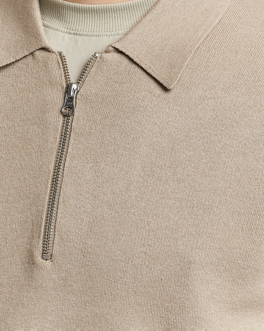 Hombres | Jerséis y prendas de punto | Samsøe Samsøe | Guna Half Zip Pure Cashmere