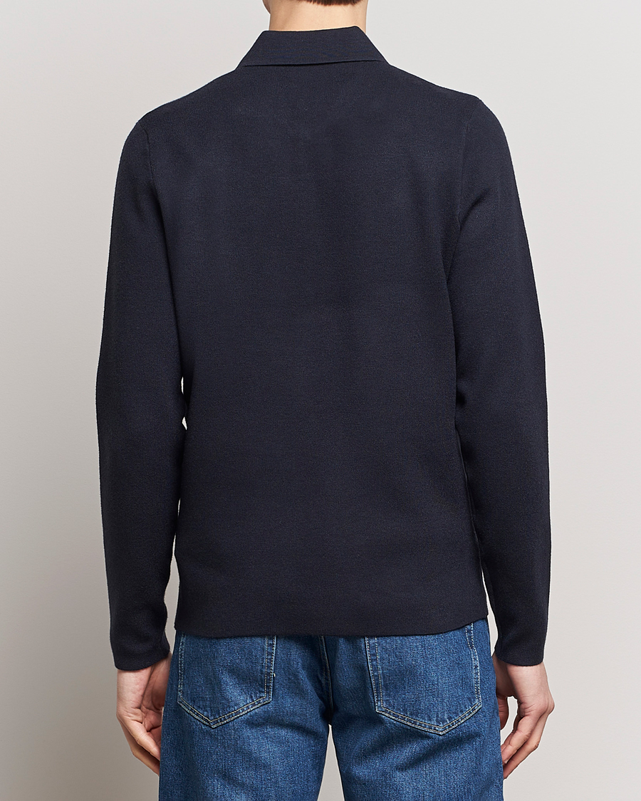 Hombres | Jerséis y prendas de punto | Samsøe Samsøe | Guna Half Zip Sky Captain